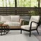 Natural Stain Resistant Performance Pet Friendly Stripe Woven Pattern Upholstery Fabric by The Yard - SKU: Emerson Sand